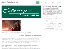 Tablet Screenshot of clancyconsultants.net